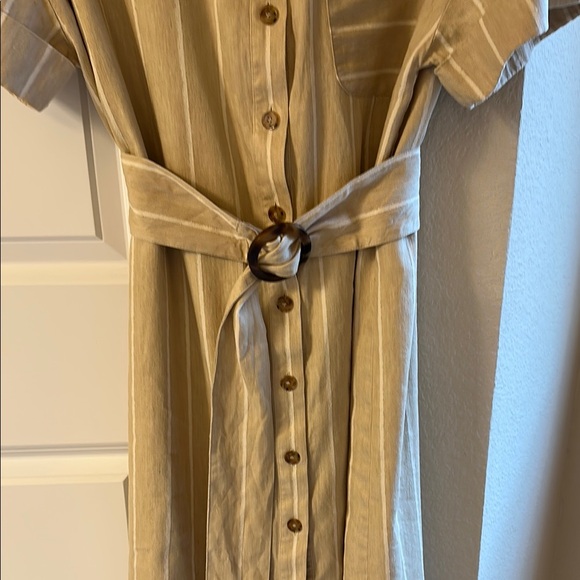 Sézane Beige Midi Shirt Dress - Oversized 38 - Picture 6 of 9